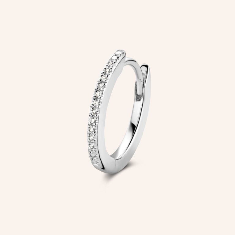 Diamanti Per Tutti Oval Single Hugger Oorring M2152-1S4 — Juweliers Paul
