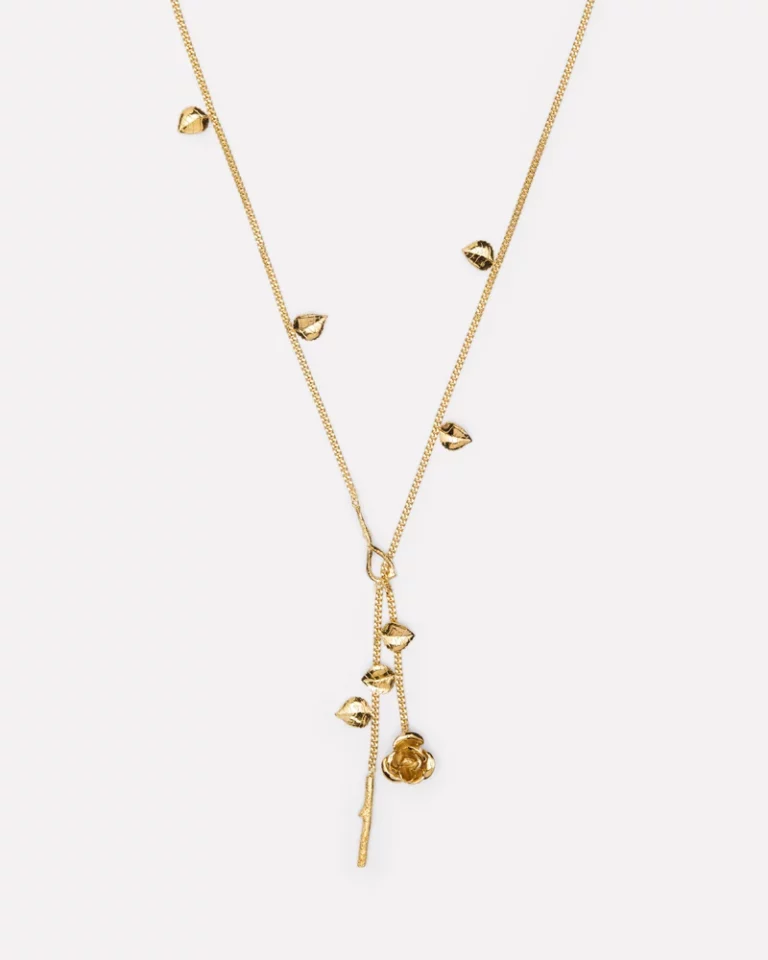 Wouters & Hendrix Necklace with dangling roses NFF006GP — Juweliers Paul