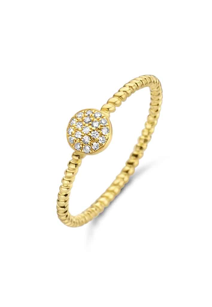 Diamanti Per Tutti Galaxy Twisted Dames Ring M1037-3S5
