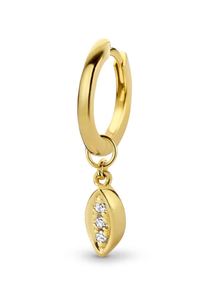 Diamanti Per Tutti Golden Eye (Single) Hoop Oorring M1761-3S4