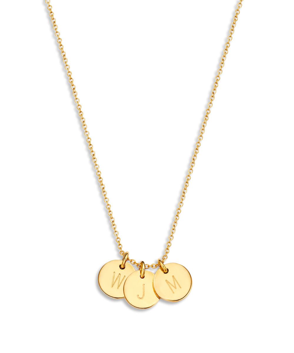 Just Franky Coin Necklace 3 Coins