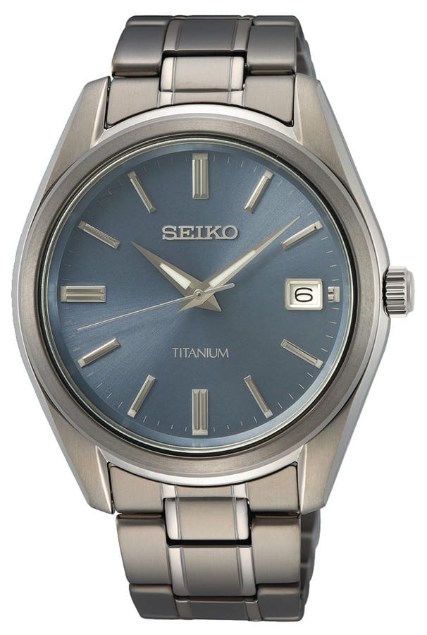 Seiko Classic Titanium Heren Horloge SUR371P1