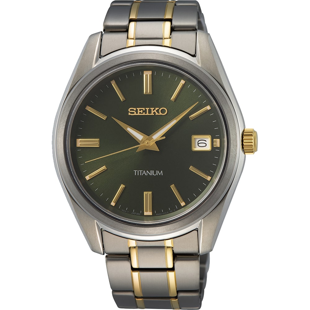 Seiko Classic Titanium Heren Horloge SUR377P1